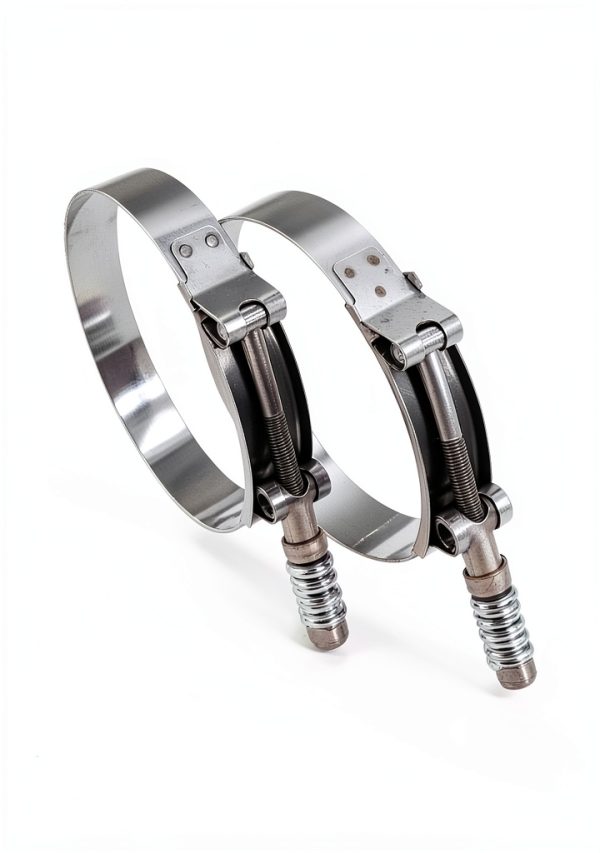 Roadformer T-Bolt Hose Clamps Silver Spring Loaded-3