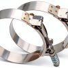 Roadformer T-Bolt Hose Clamps Silver Spring Loaded-4