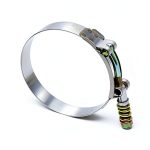 HPS Spring Loaded T-Bolt Hose Clamp Zinc Plated Industrial-0