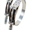 Roadformer T-Bolt Hose Clamps Silver Spring Loaded-2