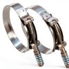 Roadformer T-Bolt Hose Clamps Silver Spring Loaded-1