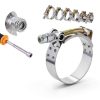 PanjinHub T-Bolt Hose Clamps Stainless Steel Industrial-4