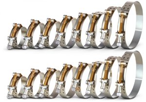 FARRAY T-Bolt Hose Clamps Stainless Steel Compact Style-0