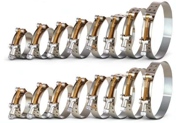 FARRAY T-Bolt Hose Clamps Stainless Steel Compact Style-0