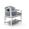 GEGURI Tortoise House Solid Wood 3 Room Reptile Terrarium-6