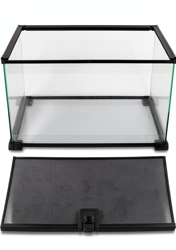 REPTI ZOO Terrarium Reptile Habitat 360 View Screen Top-4