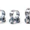 Glarks Mini Fuel Injection Hose Clamps Carbon Steel Zinc-1