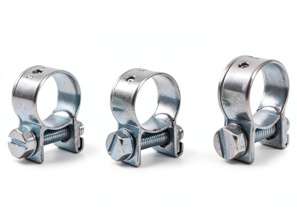 Glarks Mini Fuel Injection Hose Clamps Carbon Steel Zinc-1
