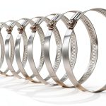 GLIDESTORE 6 Inch Stainless Steel Adjustable Hose Clamp-0