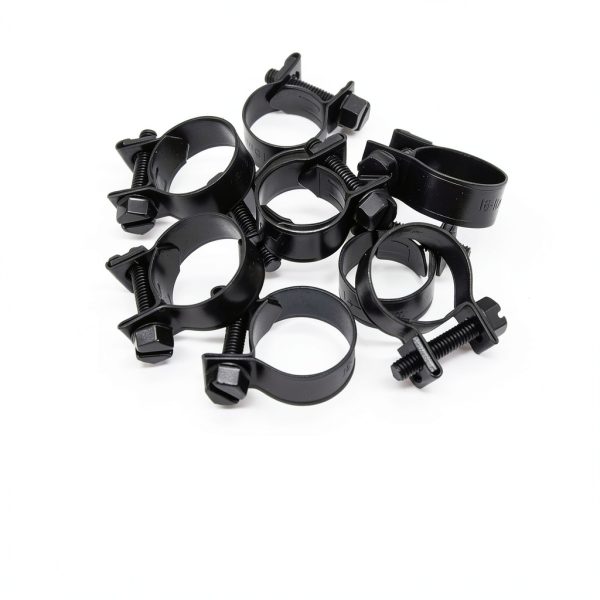 Smseace Hose Clamps Zinc Steel Automotive Fuel Line-3