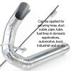 GLIDESTORE 6 Inch Stainless Steel Adjustable Hose Clamp-4