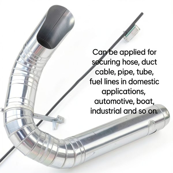 GLIDESTORE 6 Inch Stainless Steel Adjustable Hose Clamp-4