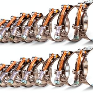 BILITOOLS T Bolt Hose Clamps Stainless Steel Industrial-0