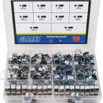 Glarks Mini Fuel Injection Hose Clamps Carbon Steel Zinc-0