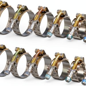 PanjinHub T-Bolt Hose Clamps Stainless Steel Industrial-0