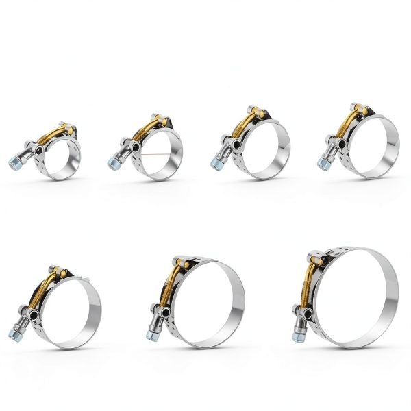 BILITOOLS T Bolt Hose Clamps Stainless Steel Industrial-1