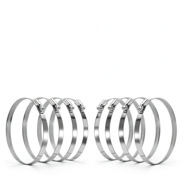 GLIDESTORE 6 Inch Stainless Steel Adjustable Hose Clamp-1