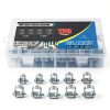 Glarks Mini Fuel Injection Hose Clamps Carbon Steel Zinc-6