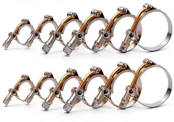 GOOBETTER T-Bolt Hose Clamps Stainless Steel 18Pcs Kit-6