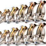 PEROMI T-Bolt Hose Clamps Stainless Steel Multiple Sizes-0