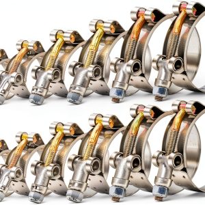 PEROMI T-Bolt Hose Clamps Stainless Steel Multiple Sizes-0