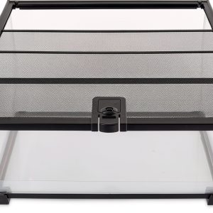 REPTI ZOO Terrarium Reptile Habitat 360 View Screen Top-0