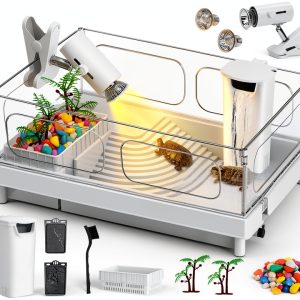 Turtle Tank Kit by Geegoods Reptile Terrariums-0