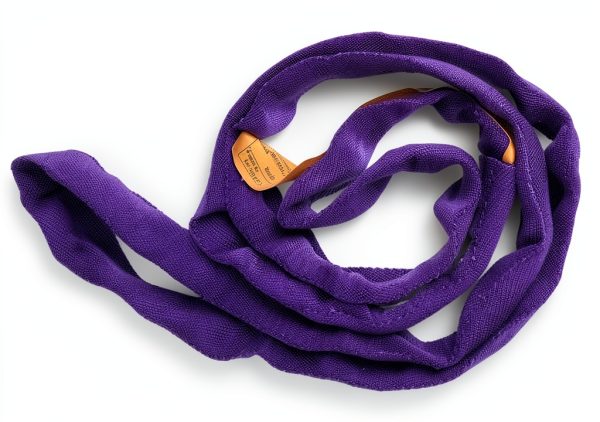 3 Foot Endless Round Sling Purple-2600 lbs Vertical & 5200 lbs Basket WLL-2