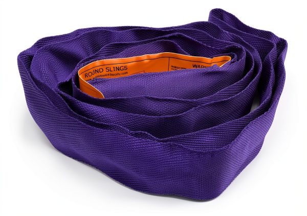 3 Foot Endless Round Sling Purple-2600 lbs Vertical & 5200 lbs Basket WLL-0